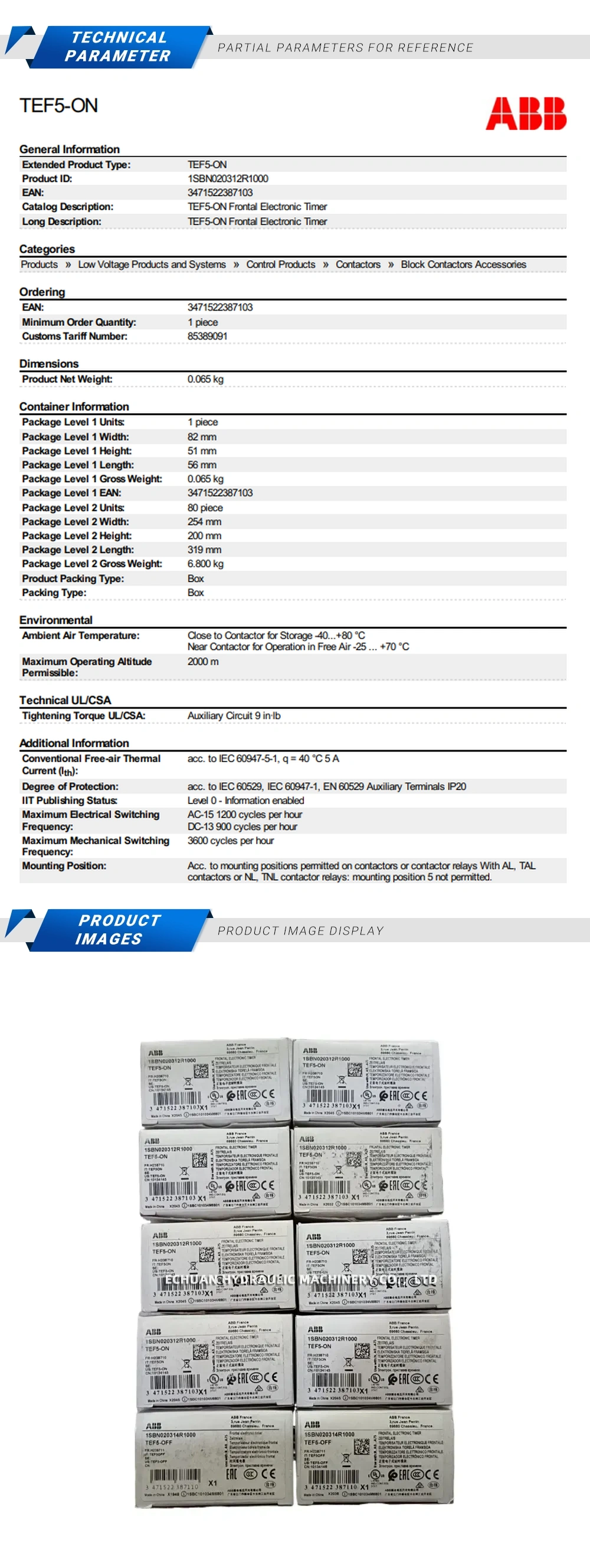 ABB 1SBN020312R1000 Description