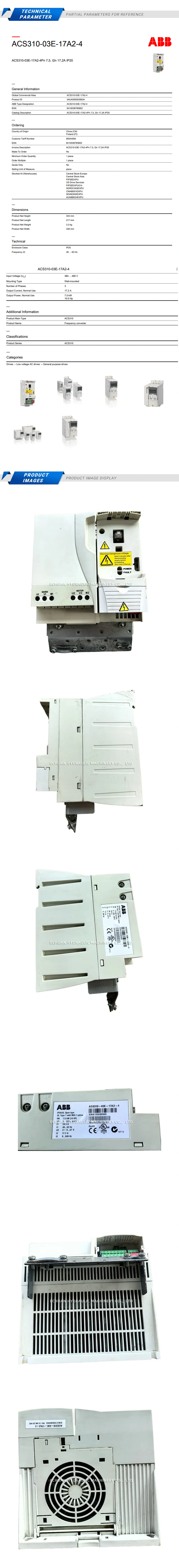 ABB ACS310-03E-17A2-4 Description