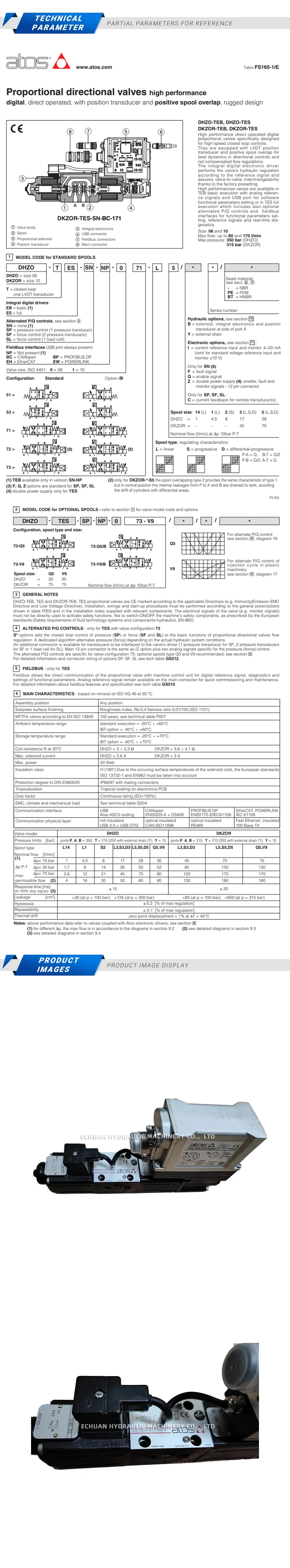 ATOS DHZO-TEB-SN-NP-073-D3/IZ 10 Description