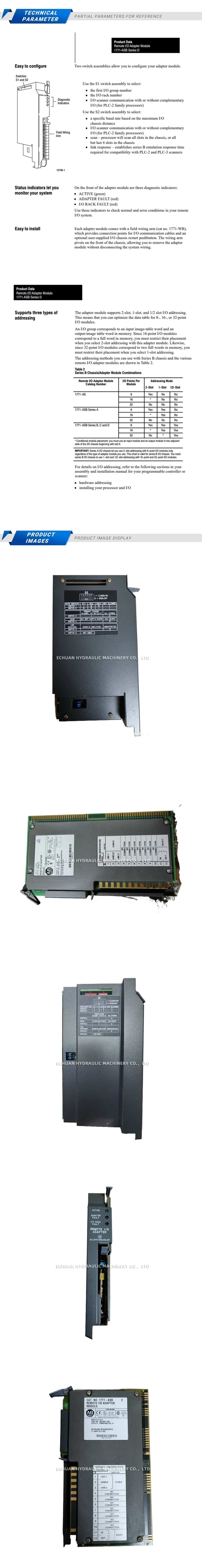 Allen-Bradley 1771-ASB E Description