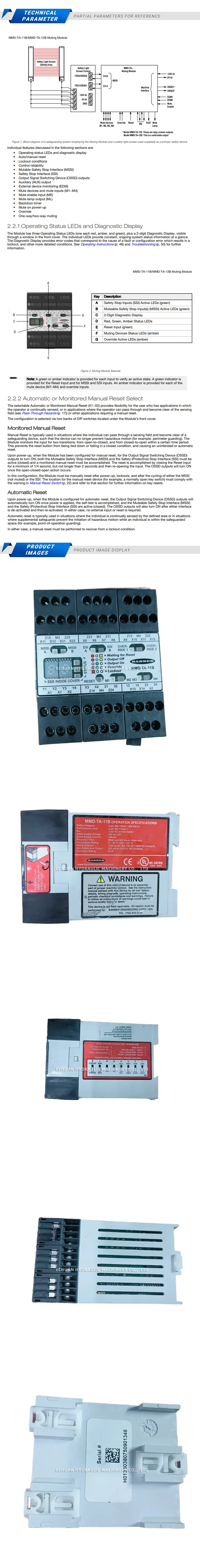 BANNER MMD-TA-11B Description