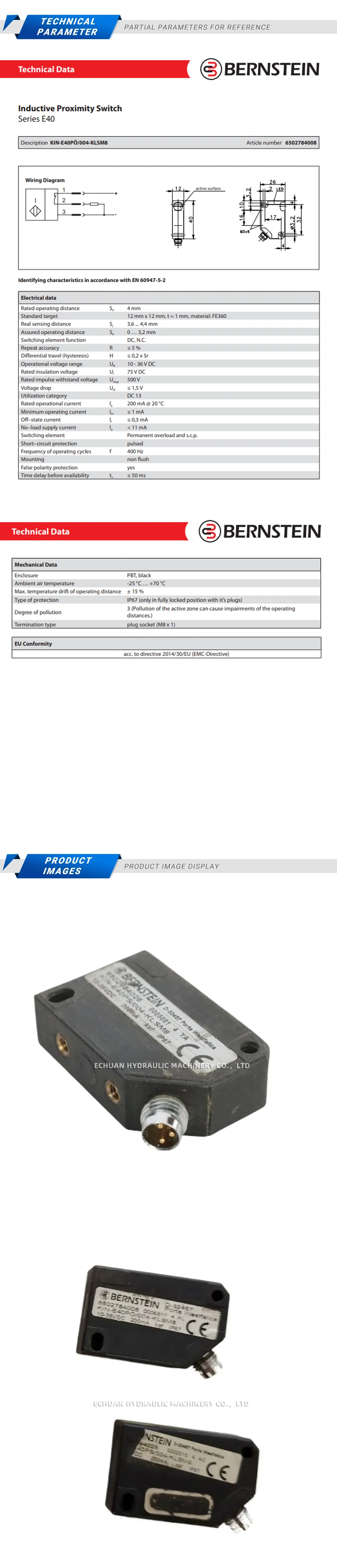 BERSTEIN KIN-E40PO/004-KLSM8 Description
