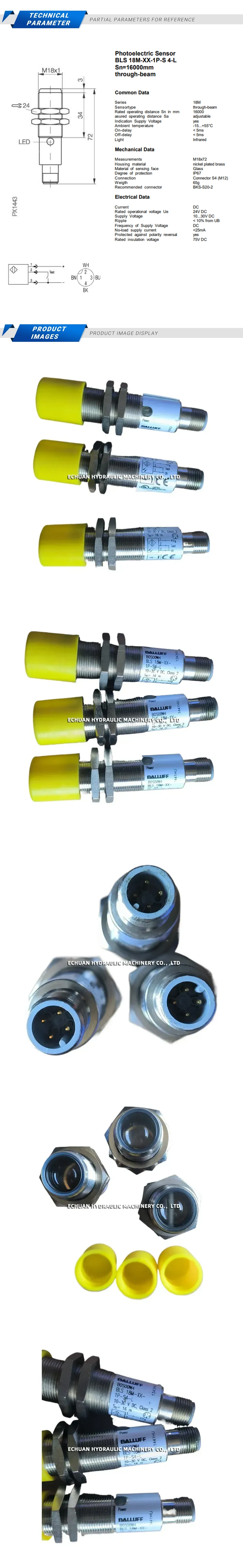 Balluff BLS 18M-XX-1P-S4-L Description