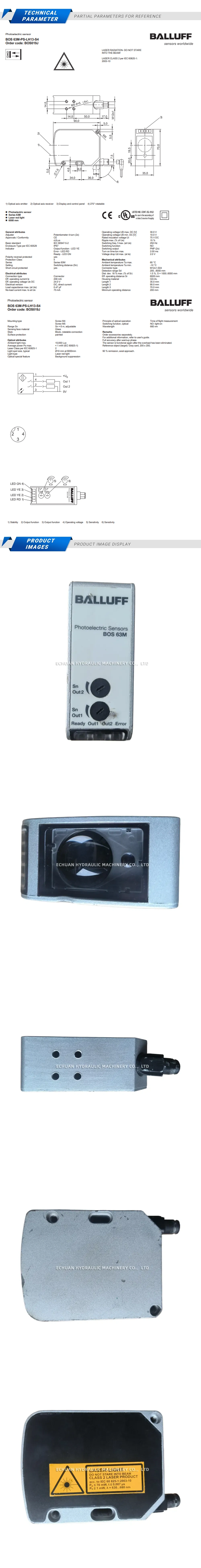 Balluff BOS63M BOS019J Description