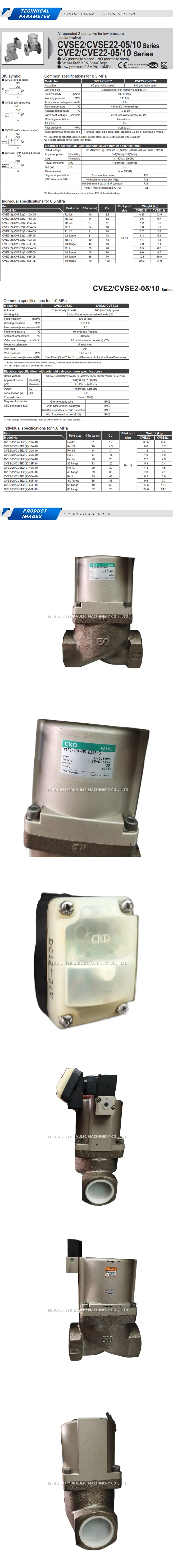 CKD CVSE2-50A-05-03RS-3 Description