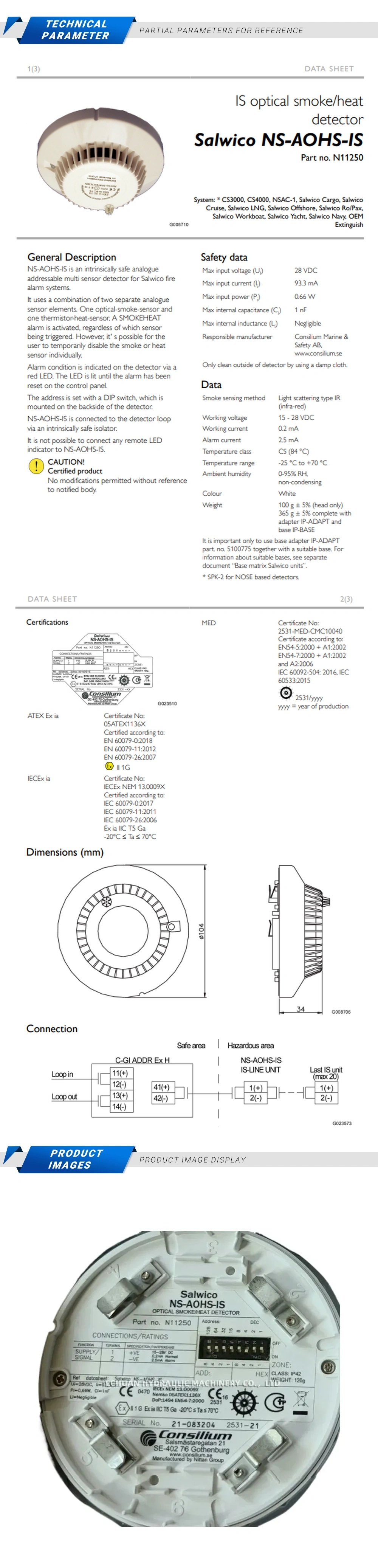 Consilium NS-AOHS-IS Description