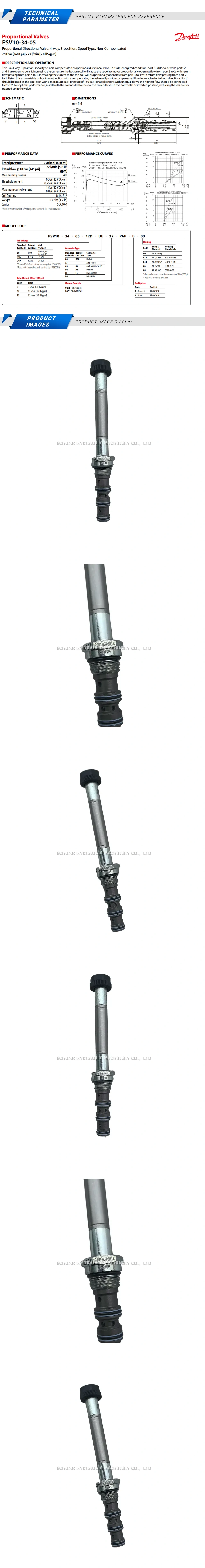 DANFOSS PSV10340512 Description