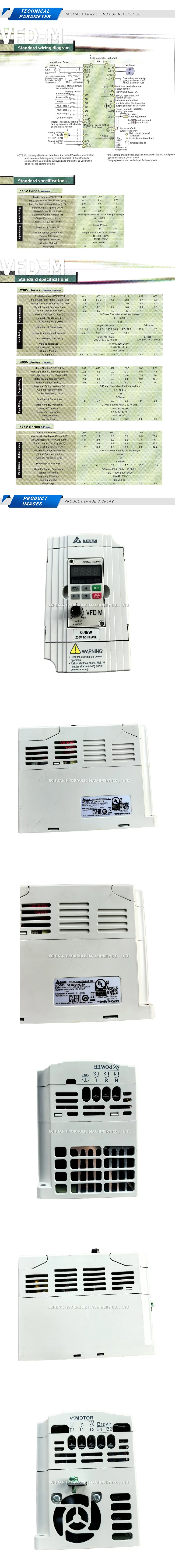 DELTA VFD004M21A Description