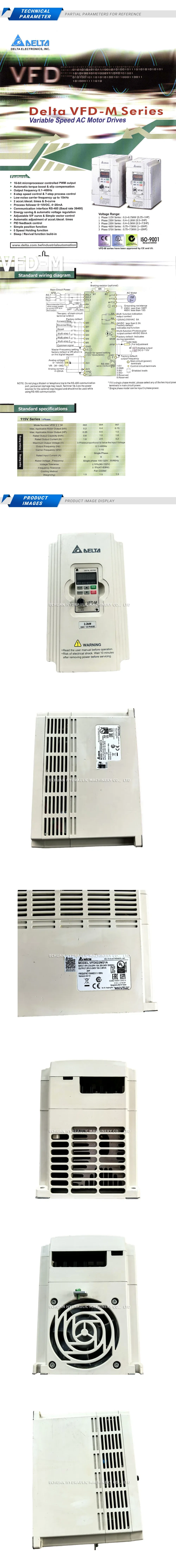 DELTA VFD022M21A Description