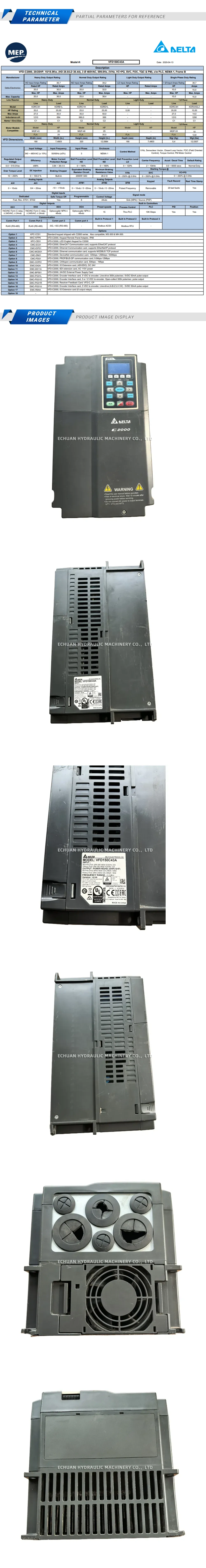 DELTA VFD150C43A Description