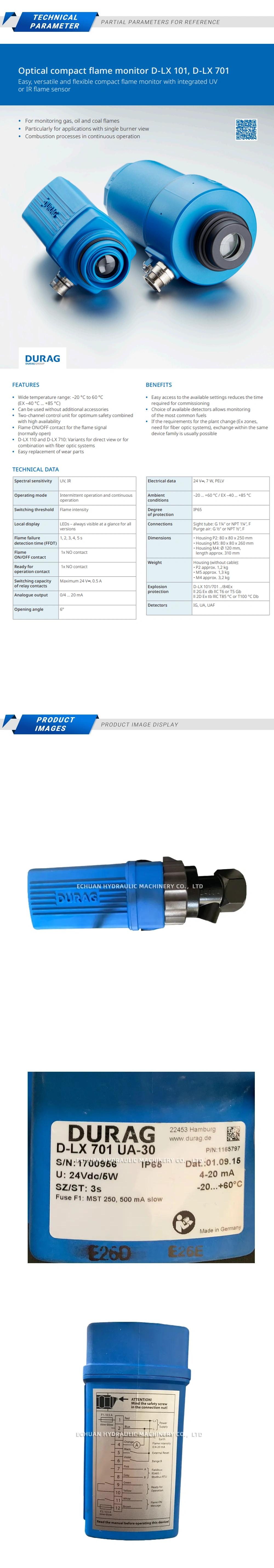 DURAG D-LX701UA-30 Description