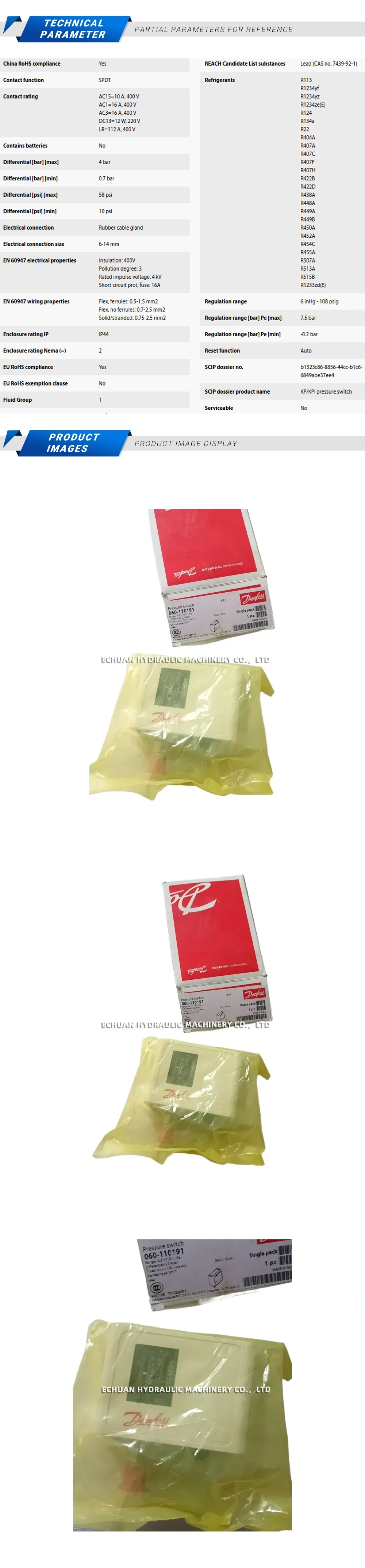 Danfoss 060-110191 Description