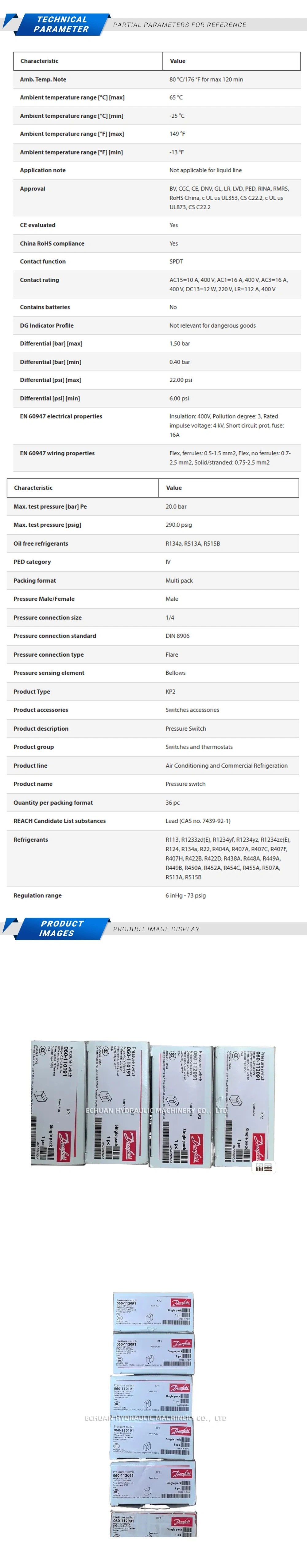 Danfoss 060-112091 Description