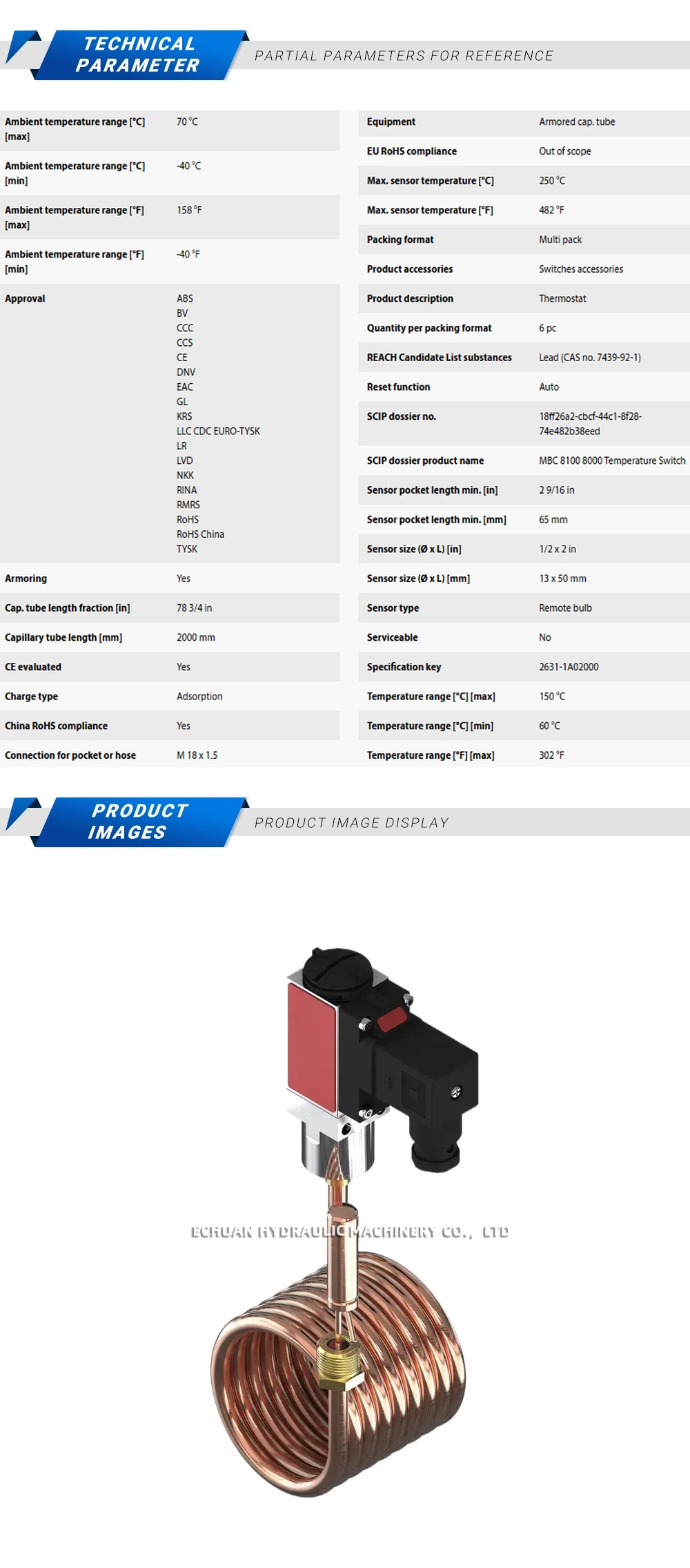 Danfoss 061B810566 Description