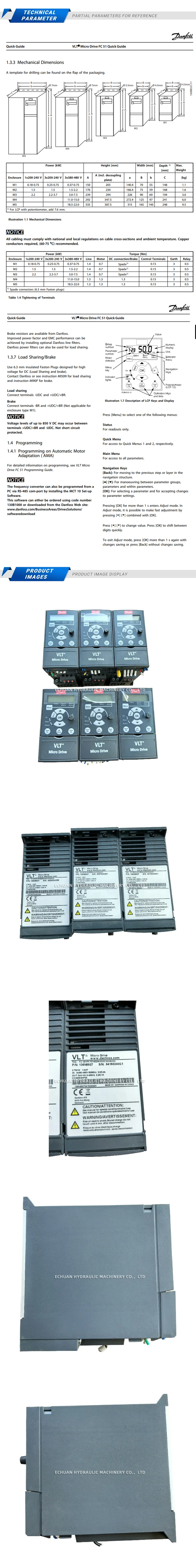 Danfoss FC-051PK75T4E20H Description