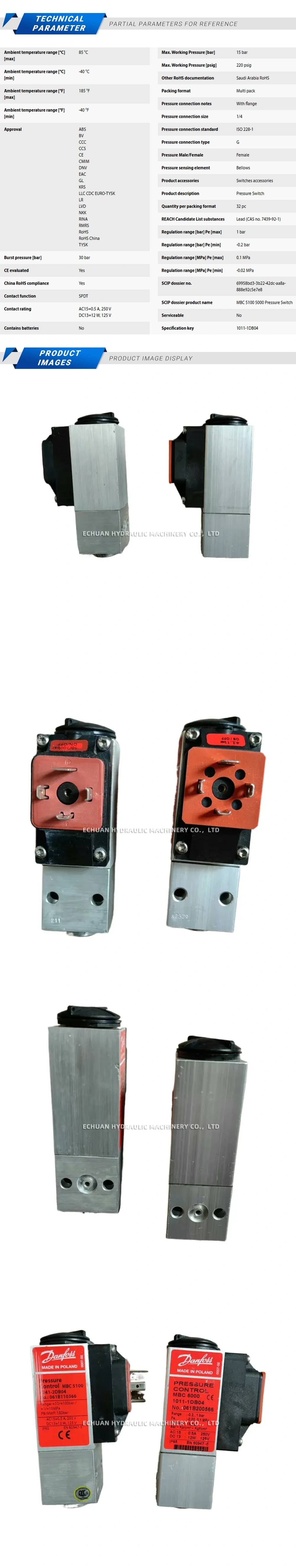 Danfoss MBC5000 1011-1DB04 061B200566 Description