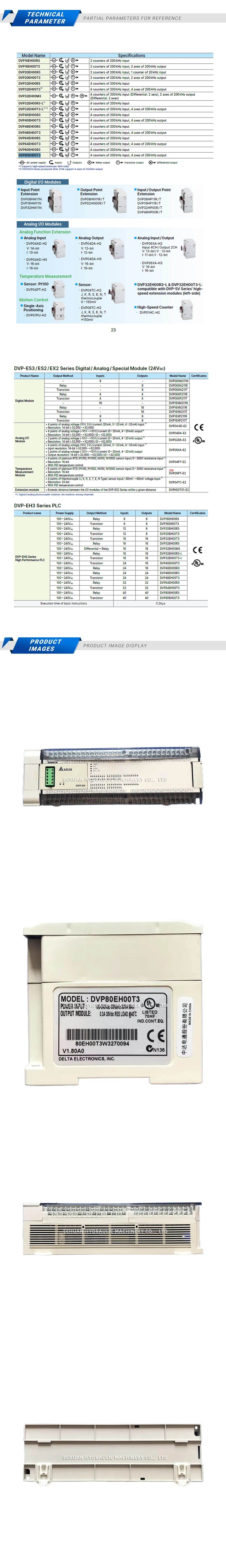 Delat DVP80EH00T3 Description