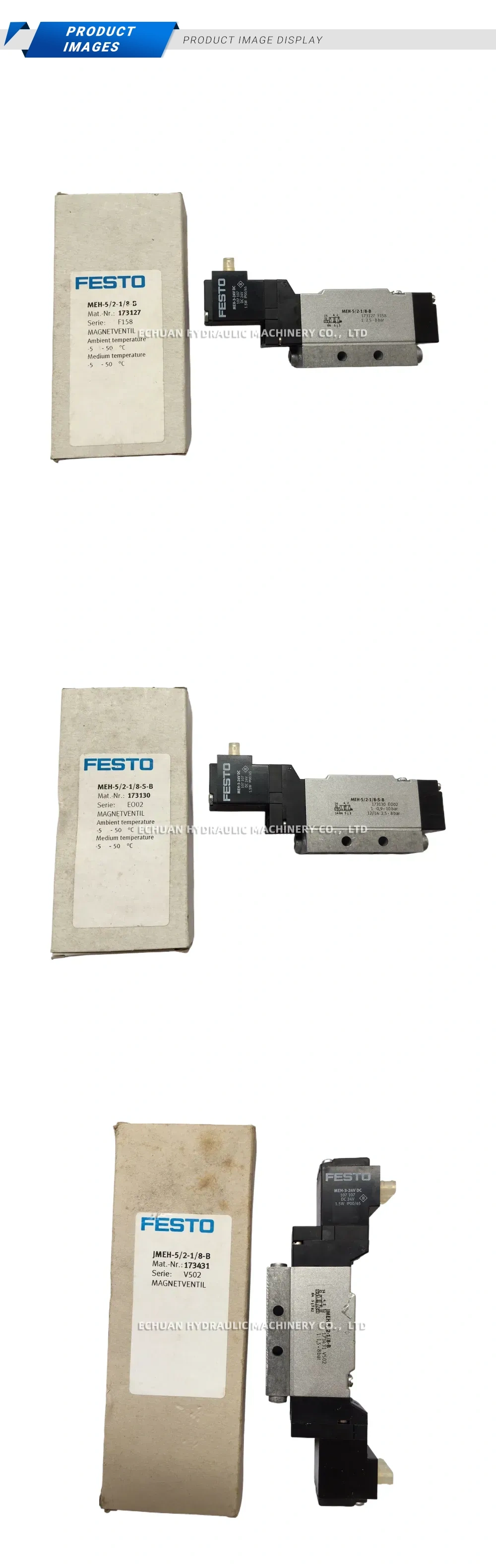 Festo MEH-5/2-1/8-S-B Description