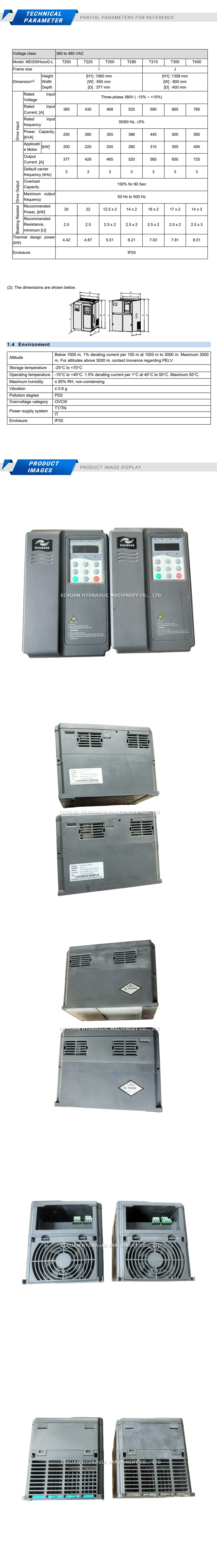 Inovance MD330NT2.2GB-6 Description