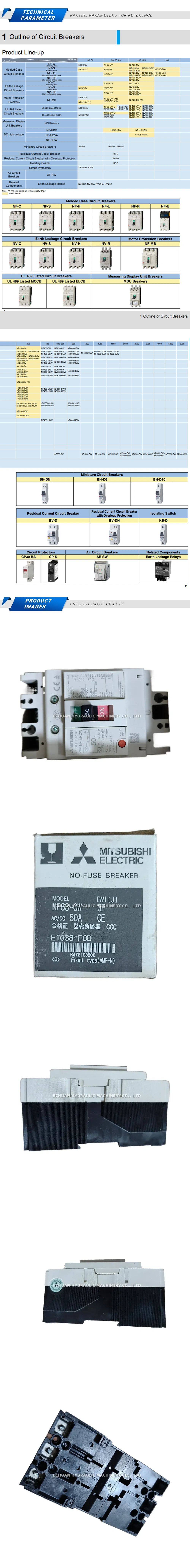 Mitsubishi NF63-CW Description