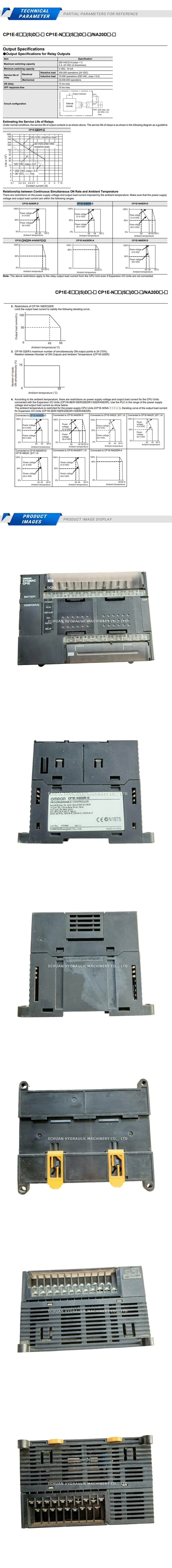 OMRON CP1E-N30DR-D Description