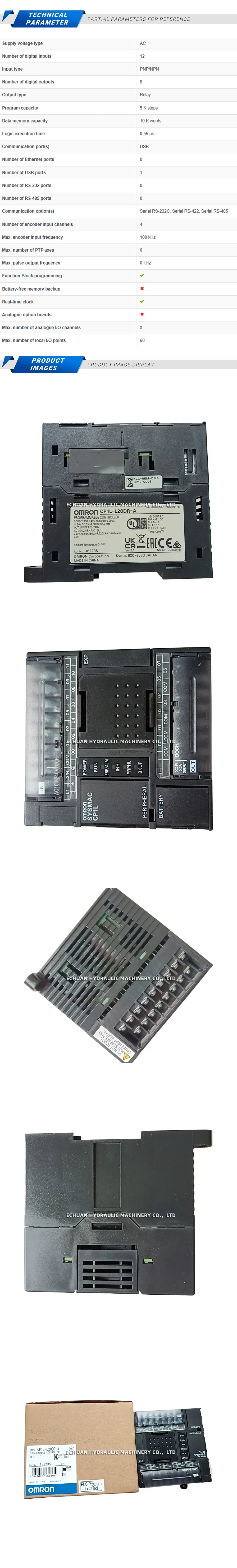 Omron CP1L-L20DR-A Description