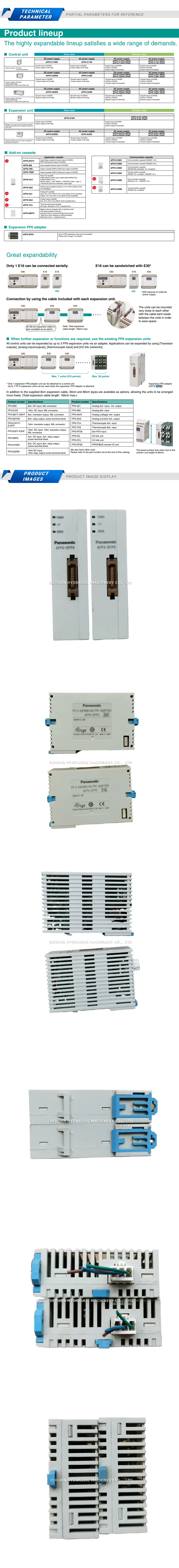 Panasonic AFPX-EFP0 Description