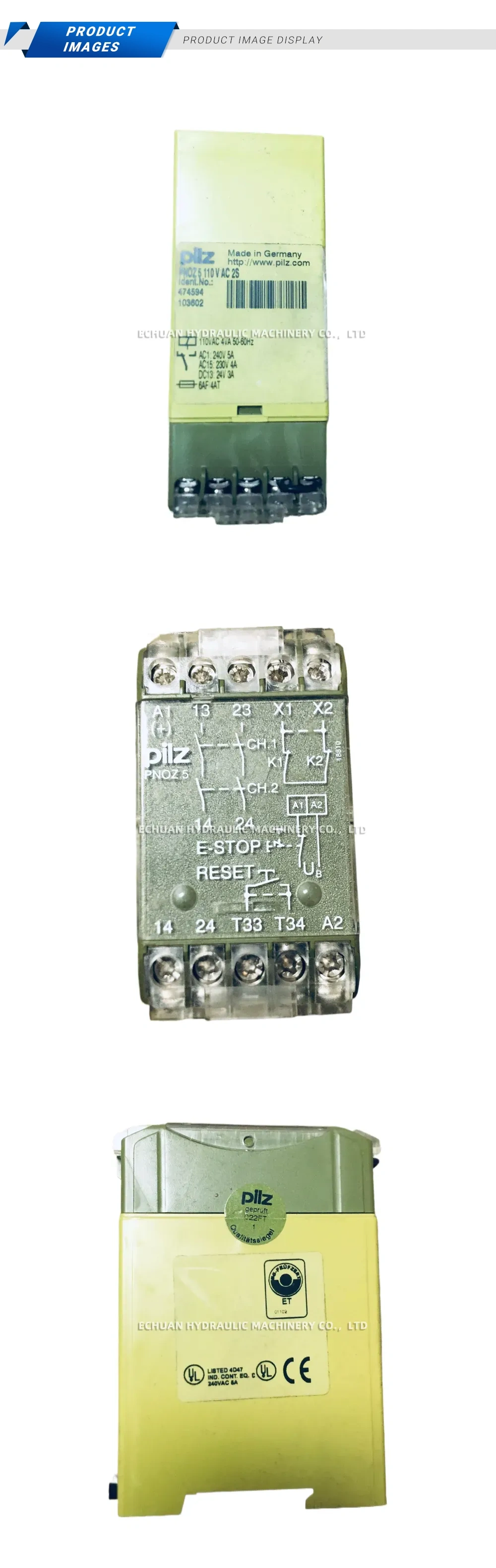 Pilz PNOZ5 110V AC 2S Description