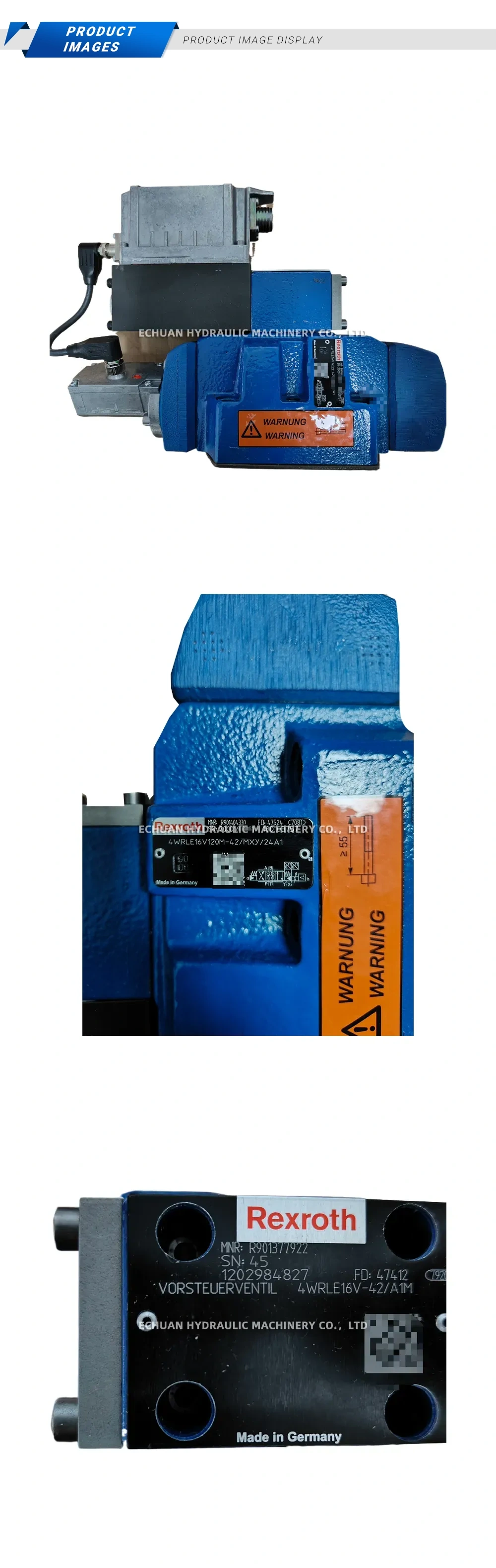 Rexroth R901404330 4WRLE16V120M-42/MXY/24A1 Description