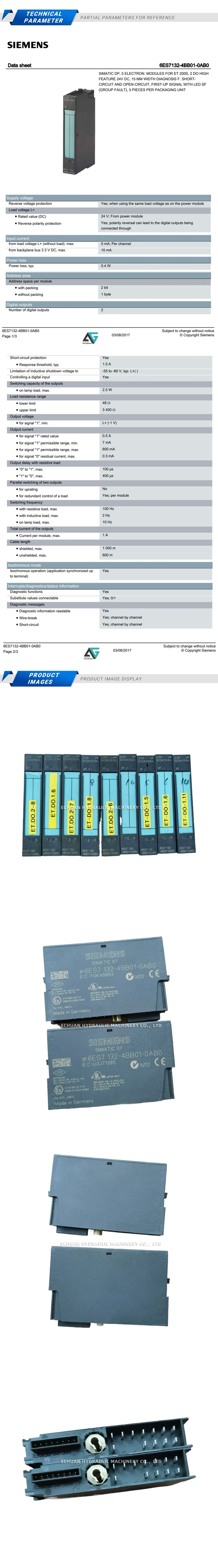 SIEMENS 6ES7 132-4BB01-0AB0 Description