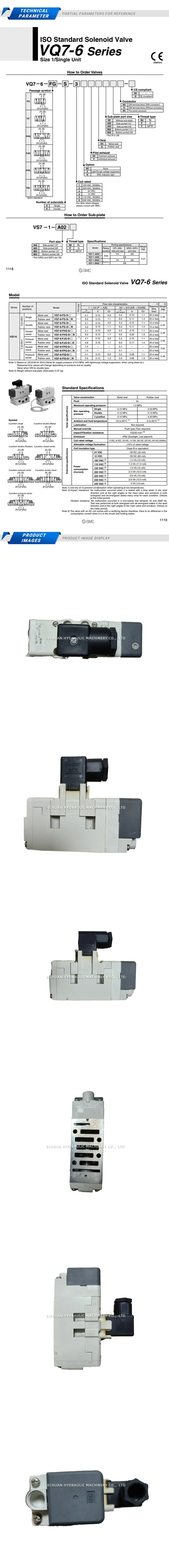 SMC VQ7-6-FG-S Description