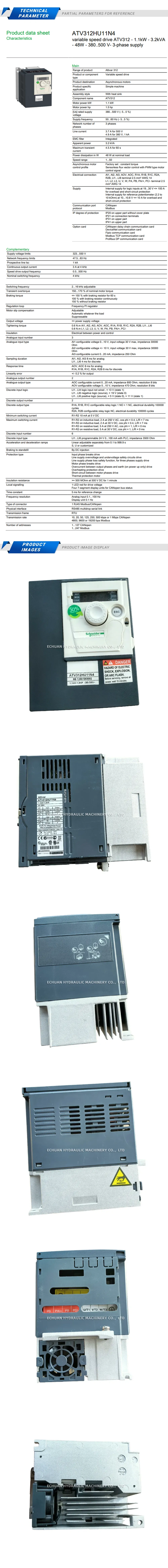 Schneider ATV312HU11N4 Description