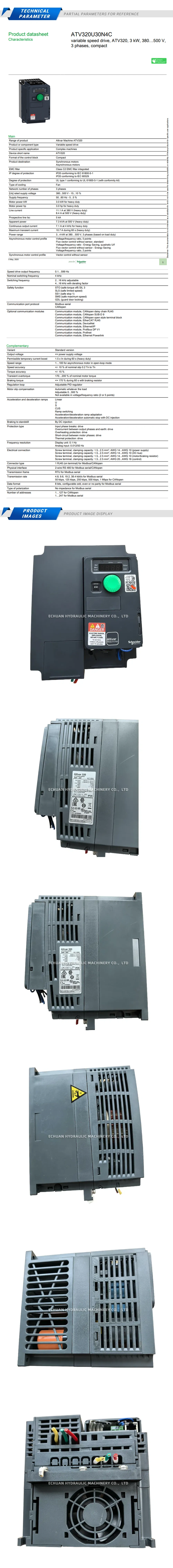 Schneider ATV320U30N4C Description