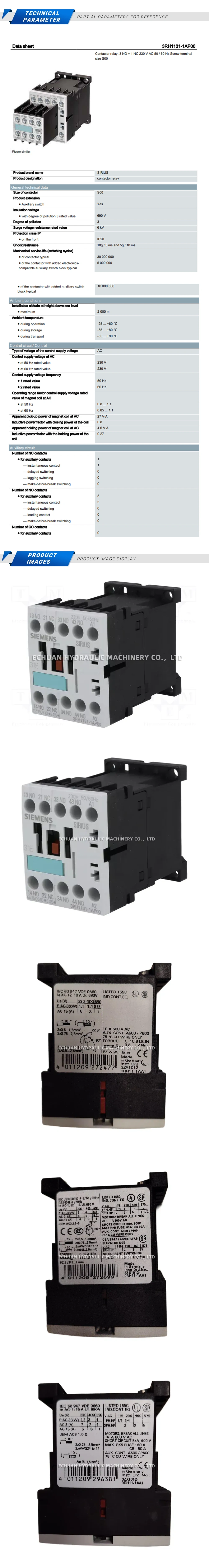 Siemens 3RH1131-1AP00 Description