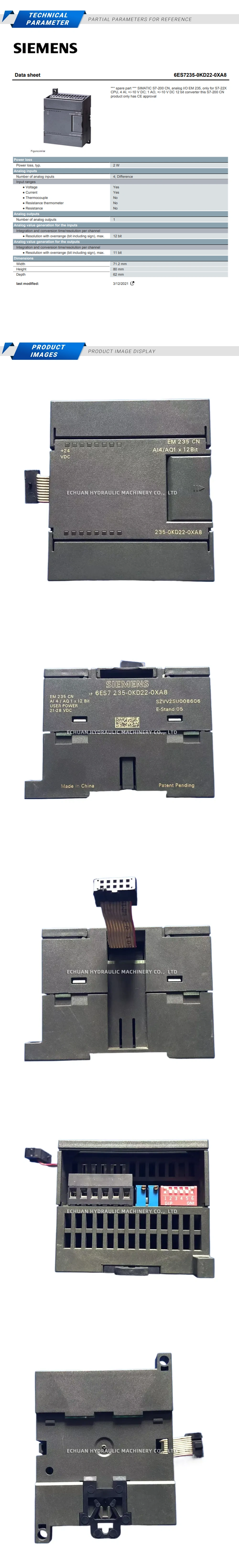 Siemens 6ES7 235-0KD22-0XA8 Description