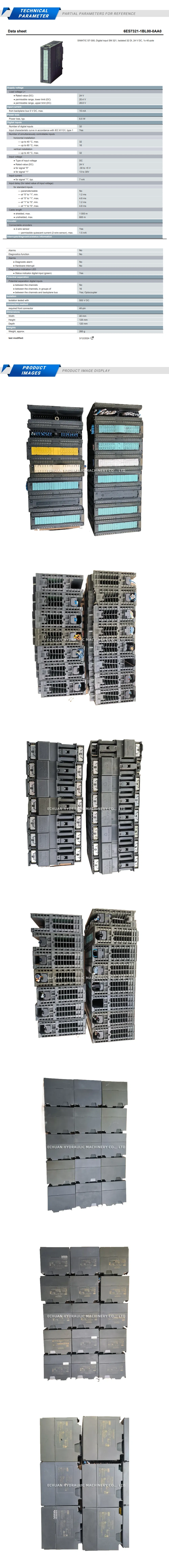 Siemens 6ES7 321-1BL00-0AA0 Description