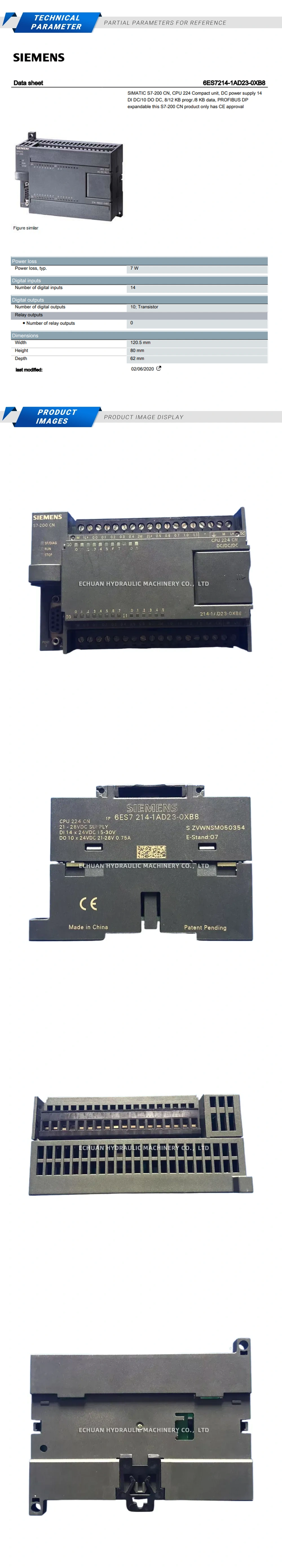 Siemens 6ES7214-1AD23-0XB8 Description