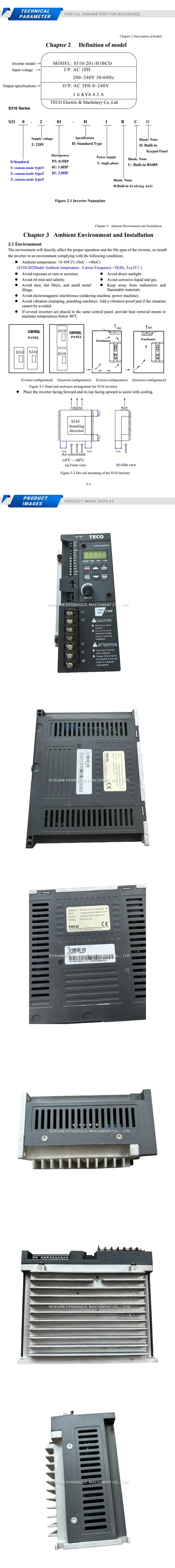 TECO S310-201-H1DC Description