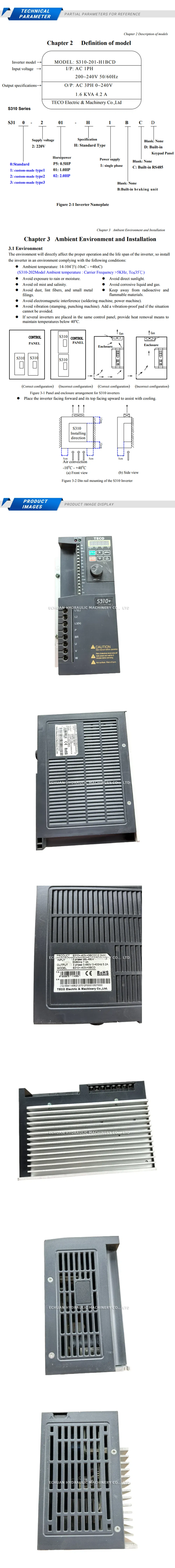 TECO S310+-403-H3BCDC Description