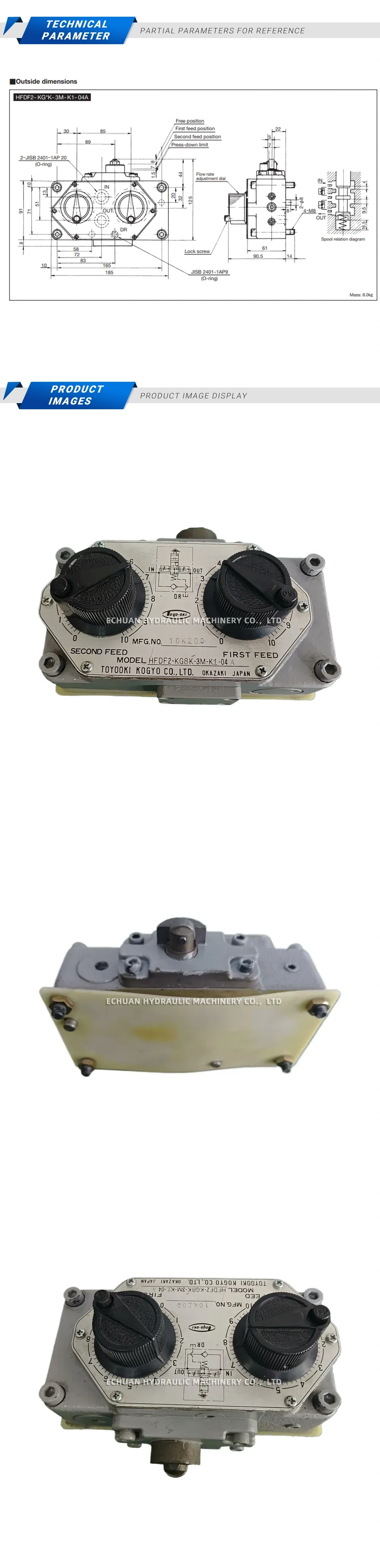 Toyooki HFDF2-KG8K-3M-K1-04A Description