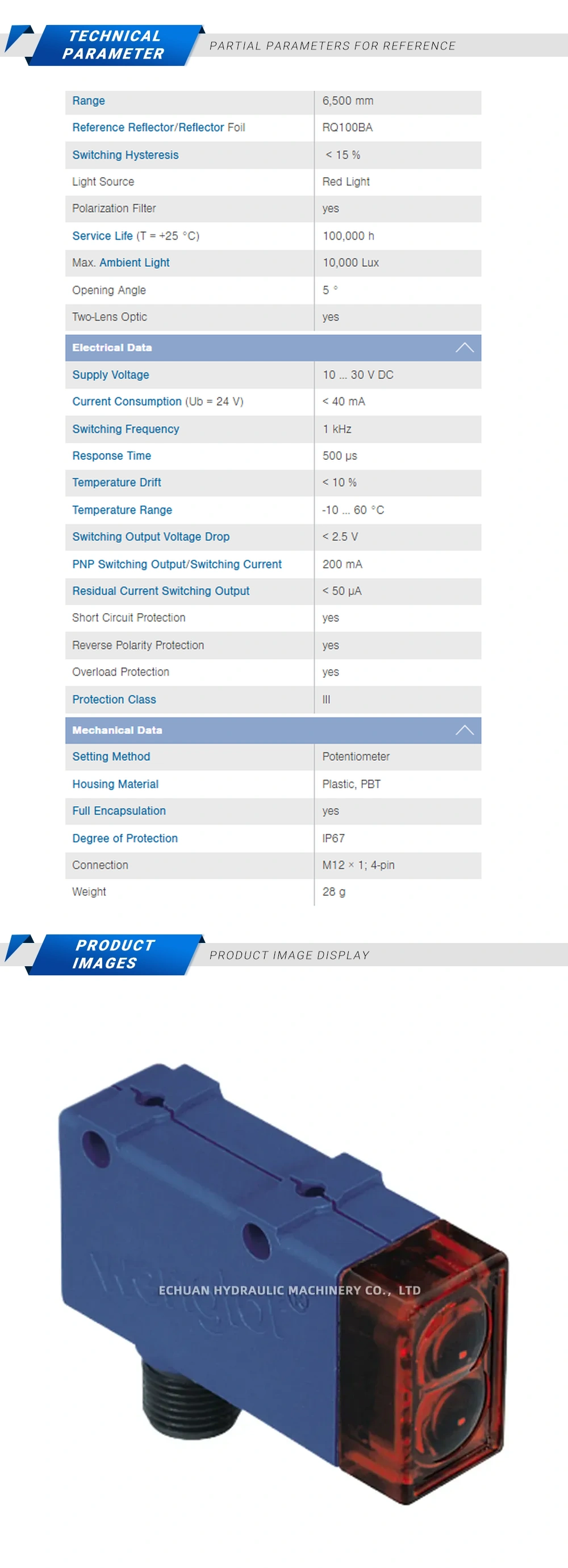 Wenglor LM89PA2 Description