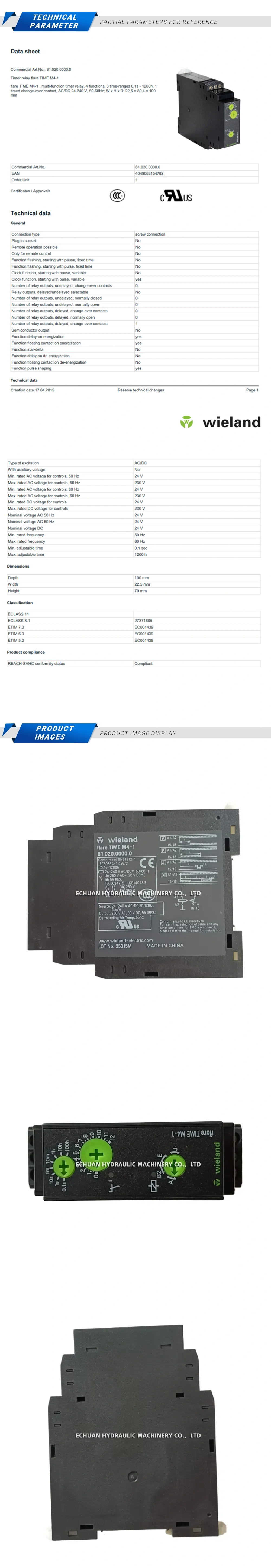 Wieland 81.020.0000.0 Description