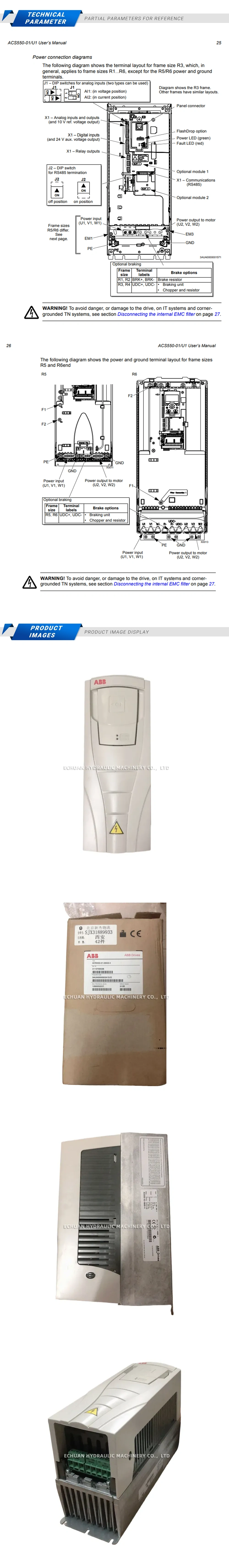 ABB ACS550-01-06A9-4 Description