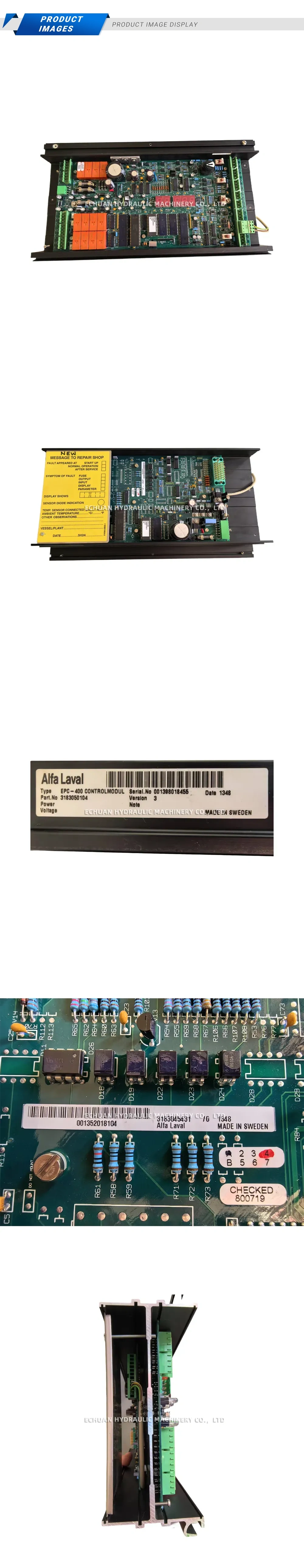 Alfa Laval EPC-400 CONTROLMODUL Description