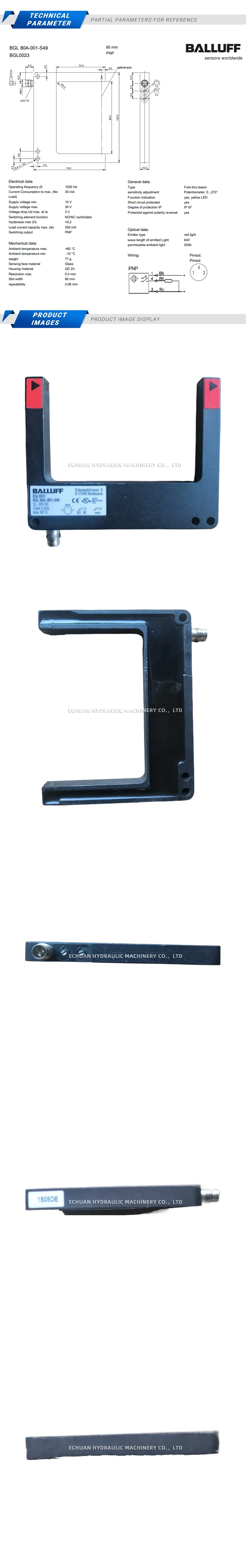 Balluff BGL80A-001-S49 BGL0023 Description