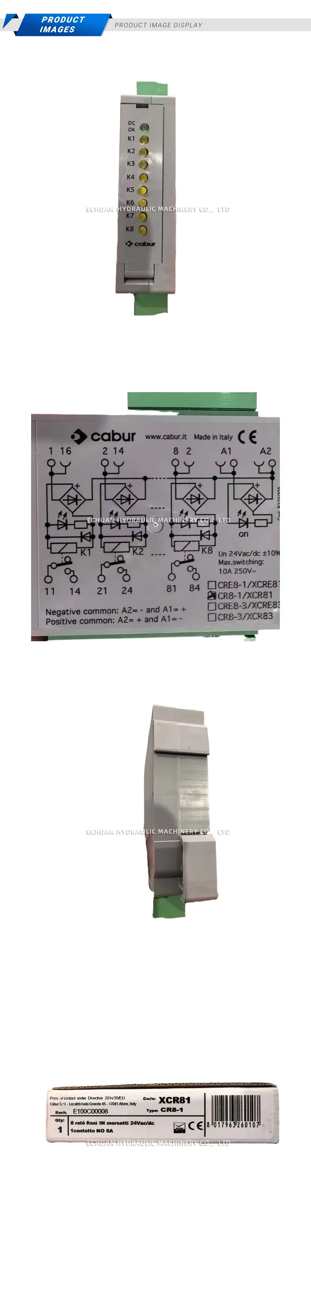 Cabur CR8-1/XCR81 Description