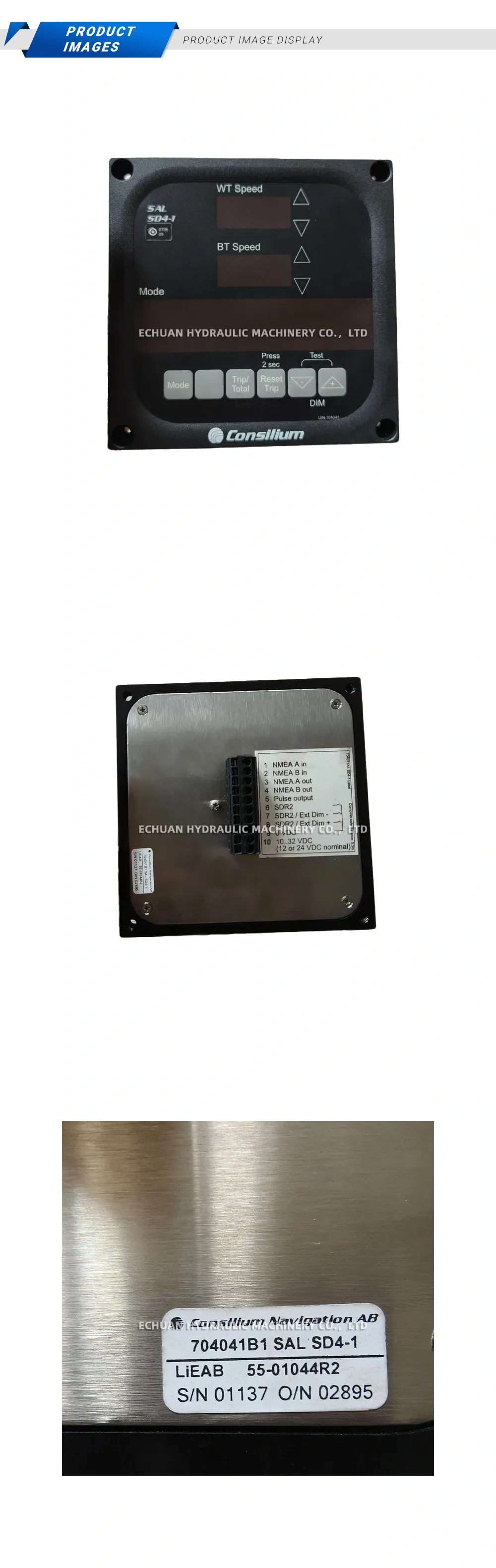 Consilium 704041B1 SAL'SD4-1 Description