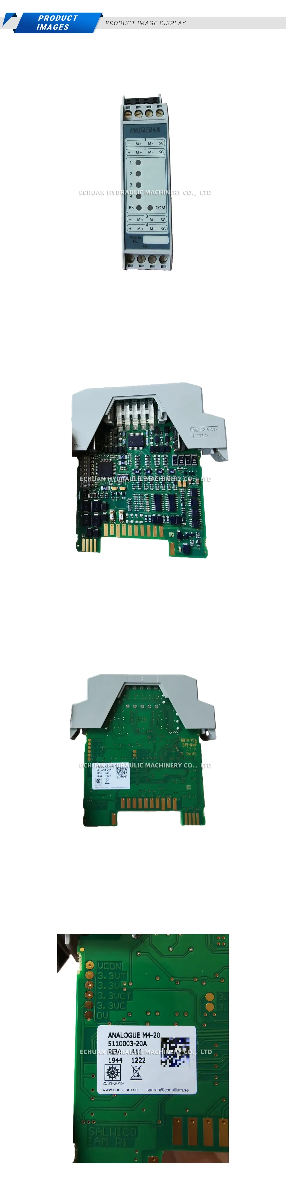 Consilium ANALOGUE M4-20 5110003-20A Description