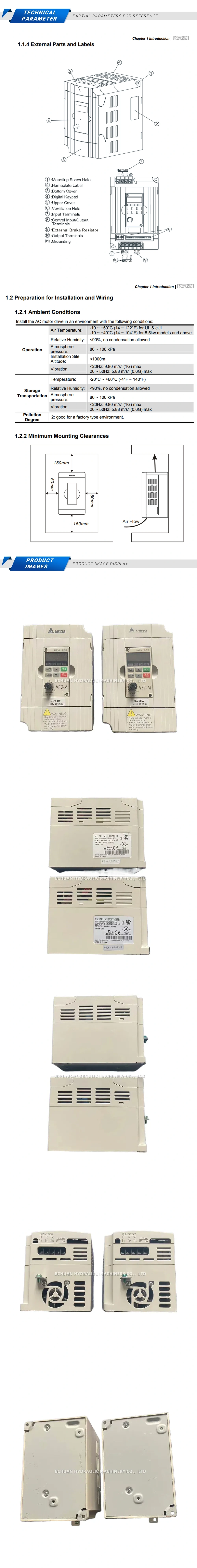 DELTA VFD007M43B Description