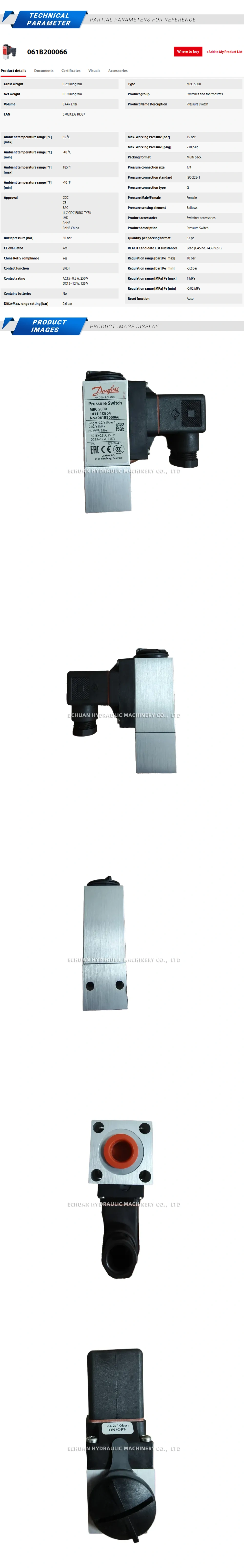 Danfoss MBC5000 1411-1CB04 061B200066 Description